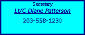 Secretary Lt/C Diane Patterson 203-558-1230